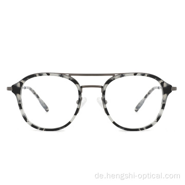 Metallacetat Eyewear Eye Glass Retro optische Rahmen